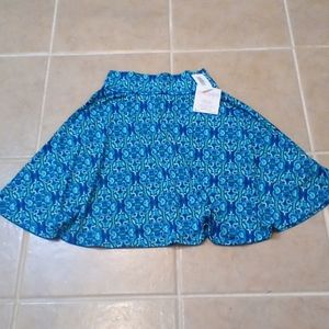 New Lularoe Kids Blue Azure Skirt